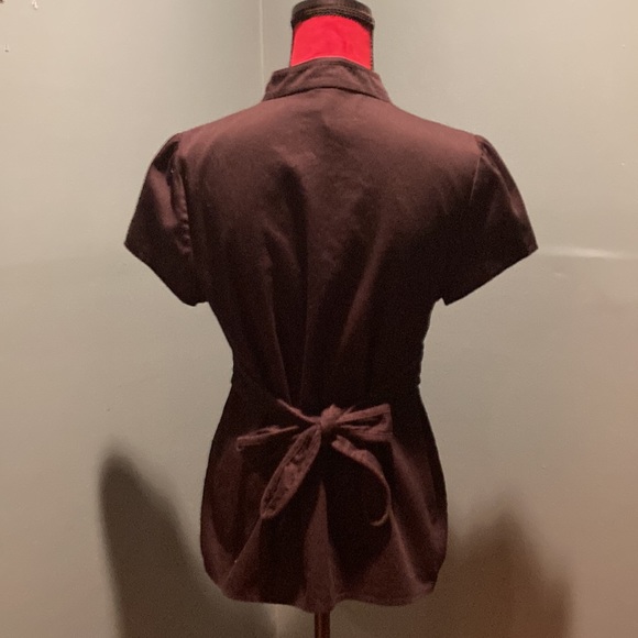 BCBG Generation Black Cotton Top Size Medium - Picture 5 of 11